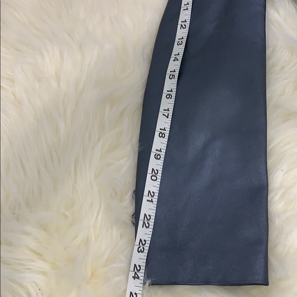 Bernardo metallic grey leather 3 button jacket - Picture 8 of 8